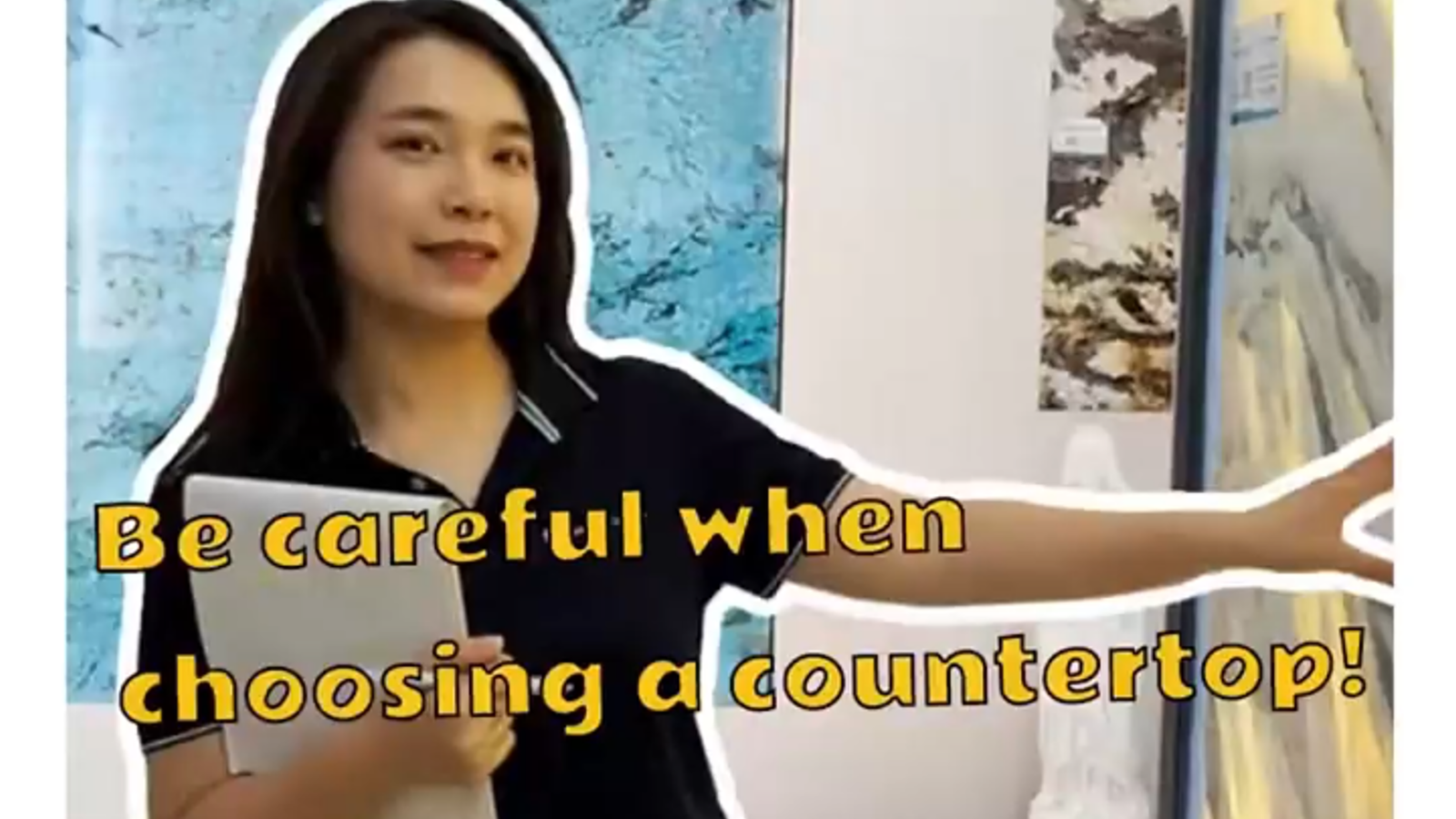 Natural marble countertop analysis