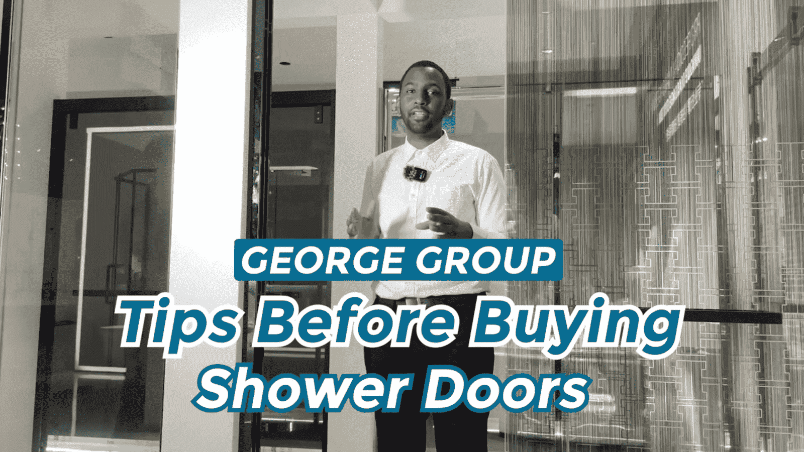 One-line shower room (English)