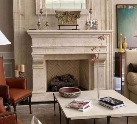 Jurassic Limestone Fireplaces: Where Ancient Fossils Meet Modern Design